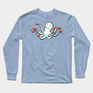 Octopie (Pie Loving Octopus) Long Sleeve T-Shirt